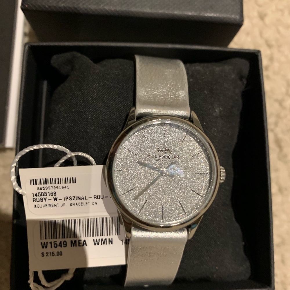 Women’s silver Coach watch - Picture 2 of 5